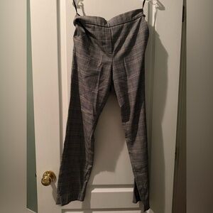 Babaton Conan Gray Plaid Dress Pants